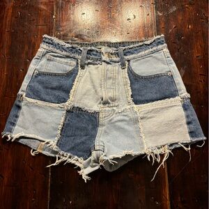 Wild Fable Patchwork Denim Shorts